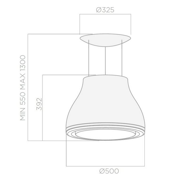 Elica SHINING CAST IRON/F/50 3 Elica SHINING CAST IRON/F/50 3