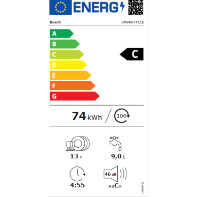 Bosch SMV4HTX11E 12