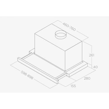 Elica ELITE 26 BL/A/60 GFB