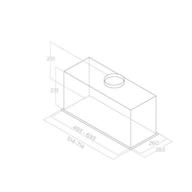 Elica FOLD BL MAT/A/72