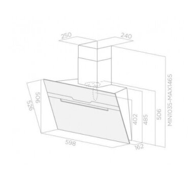 Elica MAJESTIC WH/A/60 Elica MAJESTIC WH/A/60