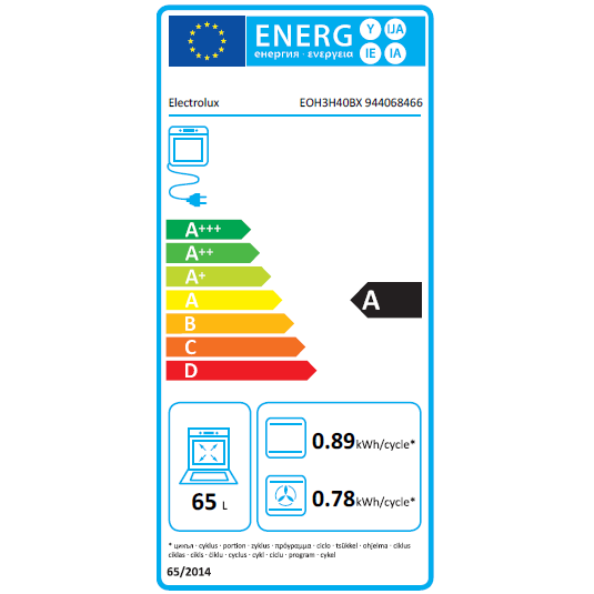 Electrolux EOH3H40BX 2 Electrolux EOH3H40BX 2