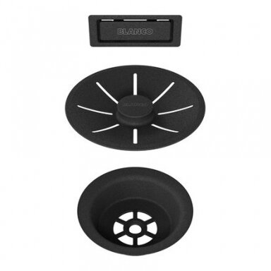 Priedas BLANCO InFino Set black single bowl Priedas BLANCO InFino Set black single bowl