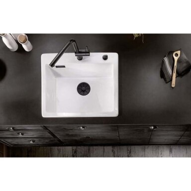 Priedas BLANCO InFino Set black single bowl Priedas BLANCO InFino Set black single bowl